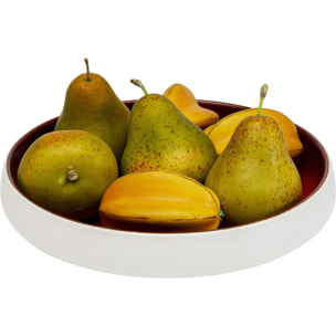 Assiettes creuses Colorino rouges 21cm set de 4 Kare Design