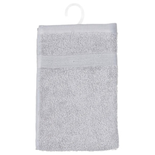 Serviette invité "Essentiel" - coton 450 gr/m² - gris taupe 30x50 cm