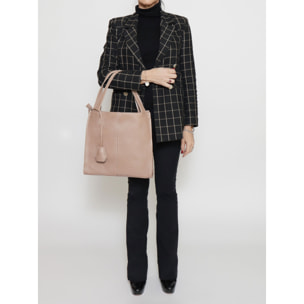 Borsa a spalla  da donna In Vera pelle Made in Italy 34x32x11 cm