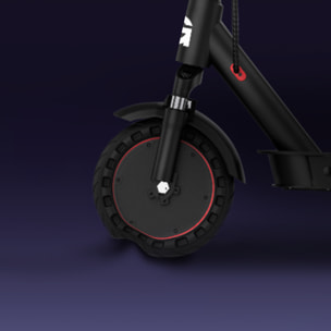 Ride 100 – Trottinette électrique confortable pour circulation en environnement urbain