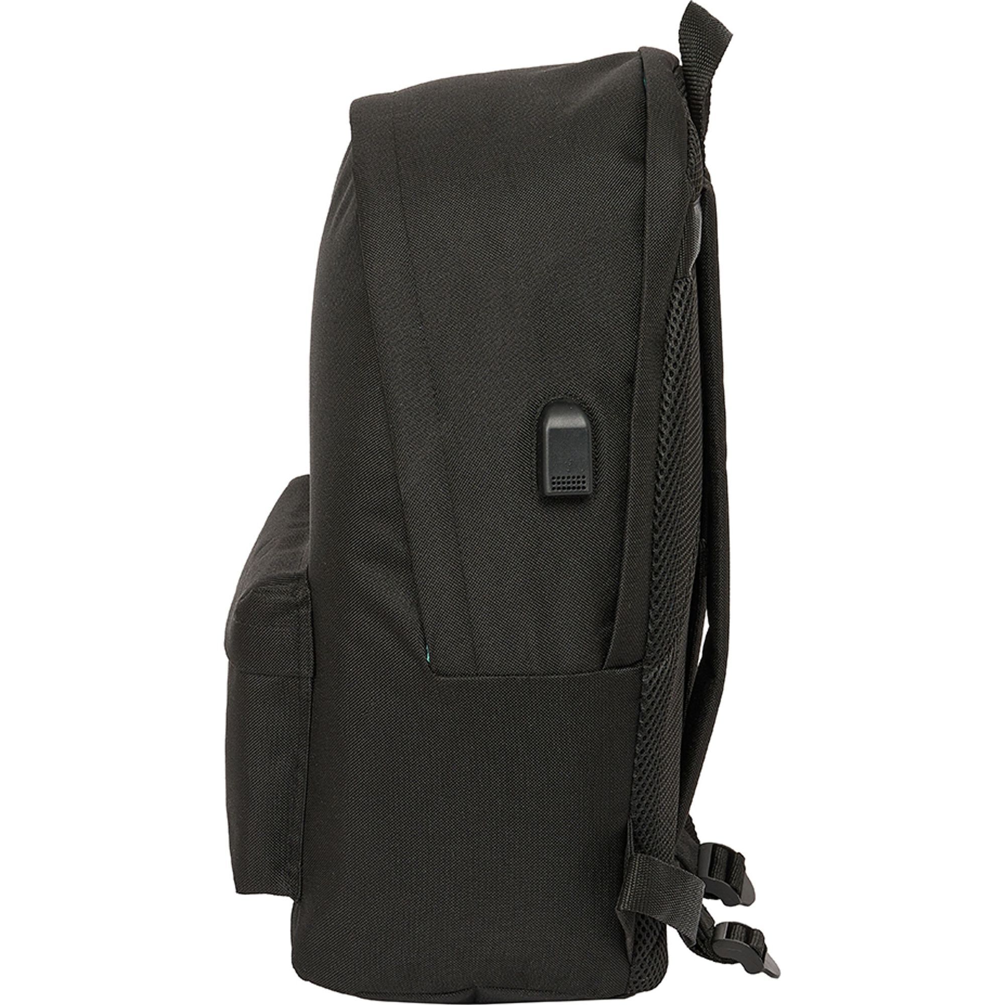 Mochila doble para portatil 15,6"+usb kings league "el barrio"