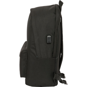 Mochila doble para portatil 15,6"+usb kings league "el barrio"