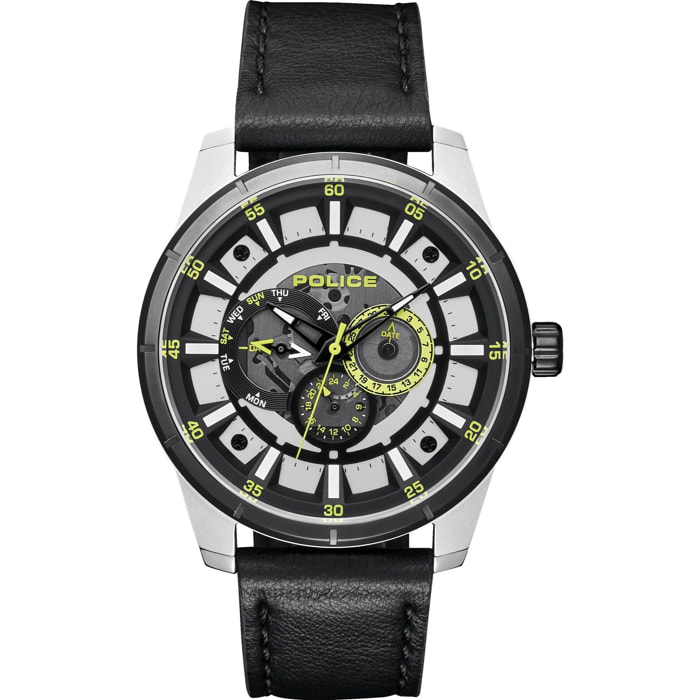 Reloj Police PL15410JSTB.04 Hombre Analogico Cuarzo con Correa de Cuero