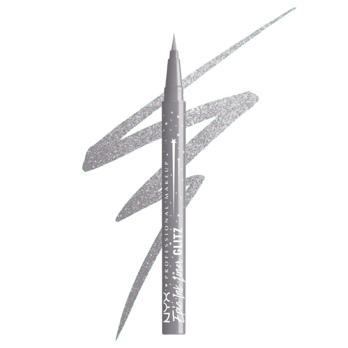 NYX Professional Makeup Epic Ink Eyeliner Glitz FLASHY FLARE