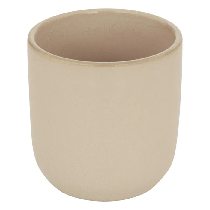 Tasse Terre inconnue beige D6,7xp5,5cm
