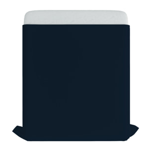 LENZUOLO SOPRA MAX COLOR, 100% Cotone, Tinta Unita, Made in Italy - BLU SCURO