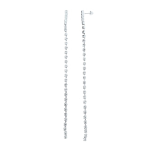 Pendiente linea SW largo 13,5cm en plata 10 micras