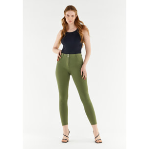 Pantaloni push up WR.UP® curvy gamba skinny cotone organico