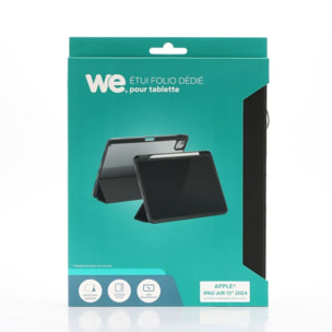 Housse WE iPad AIR 13'' 2024-2025 Noir folio