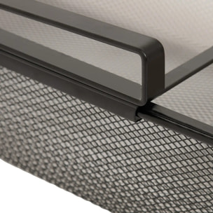 Etagère suspendue avec tiroir coulissant Spacy noir