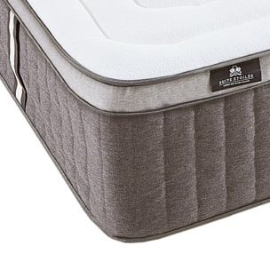 Matelas Hybride Suite Impériale, Soutien Ferme, 35 cm, Ressorts Ensachés & Mémoire de Forme