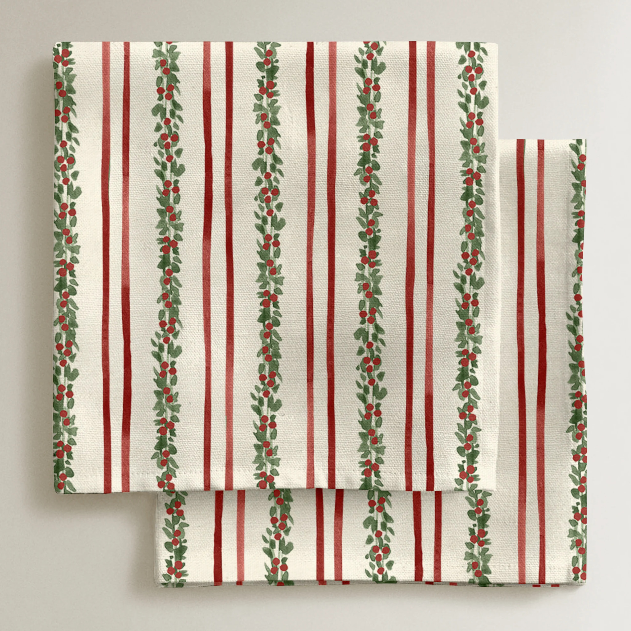 Lot de 2 serviettes Christmas Wish 18 1225