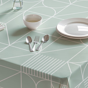Mantel estampado antimanchas GORGIA AGUA