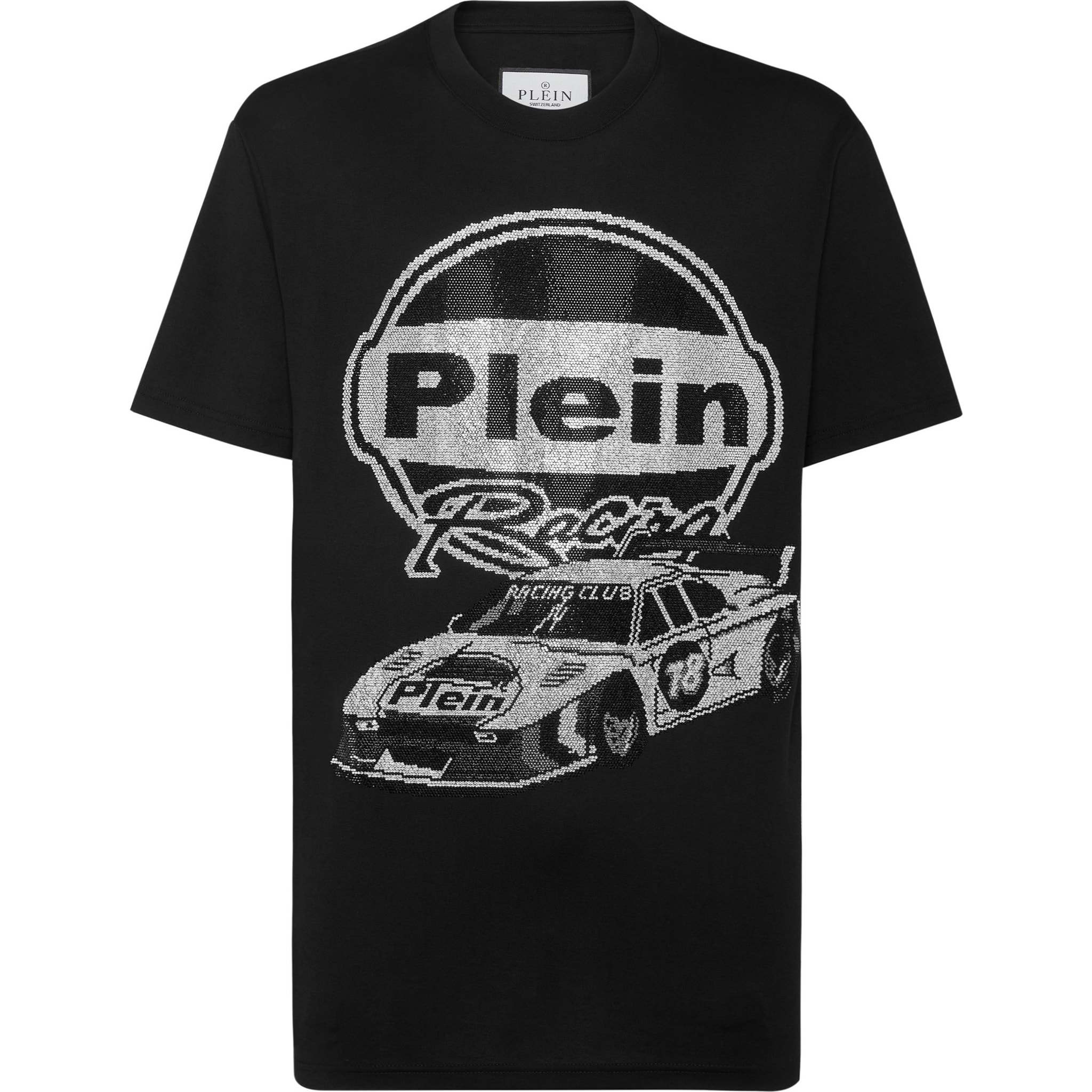 PHILIPP PLEIN T-Shirt Round Neck RACING