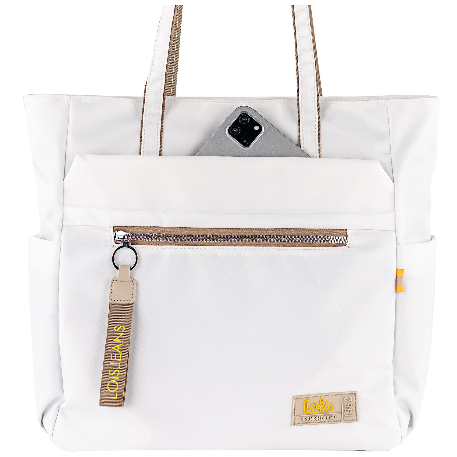 Bolso Shopper-Tote Lois Aylmer Blanco