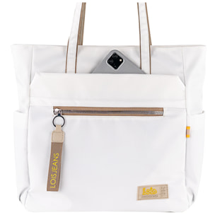 Bolso Shopper-Tote Lois Aylmer Blanco