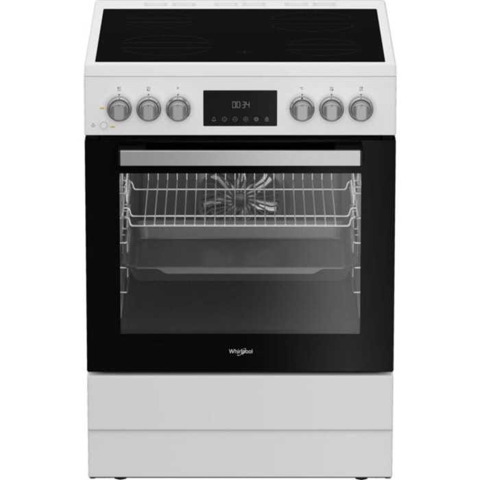 Cuisinière vitrocéramique WHIRLPOOL W6V8LCSW