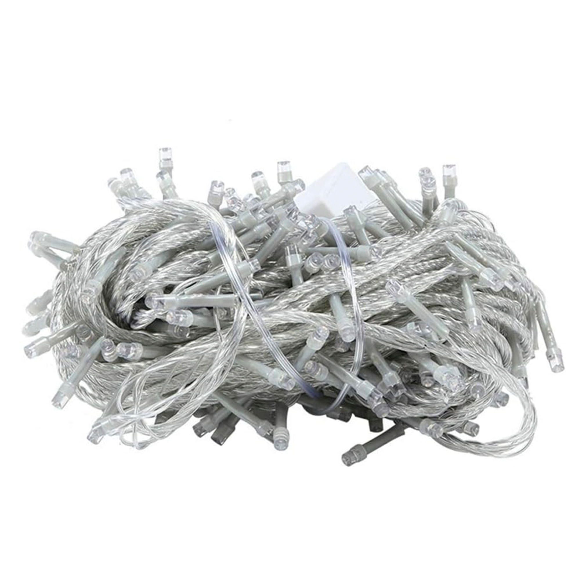 Cascata di luci LED di 2,5m. 100 lampadine.