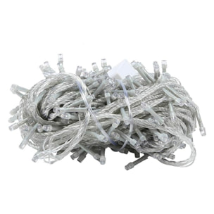 Cascata di luci LED di 2,5m. 100 lampadine.
