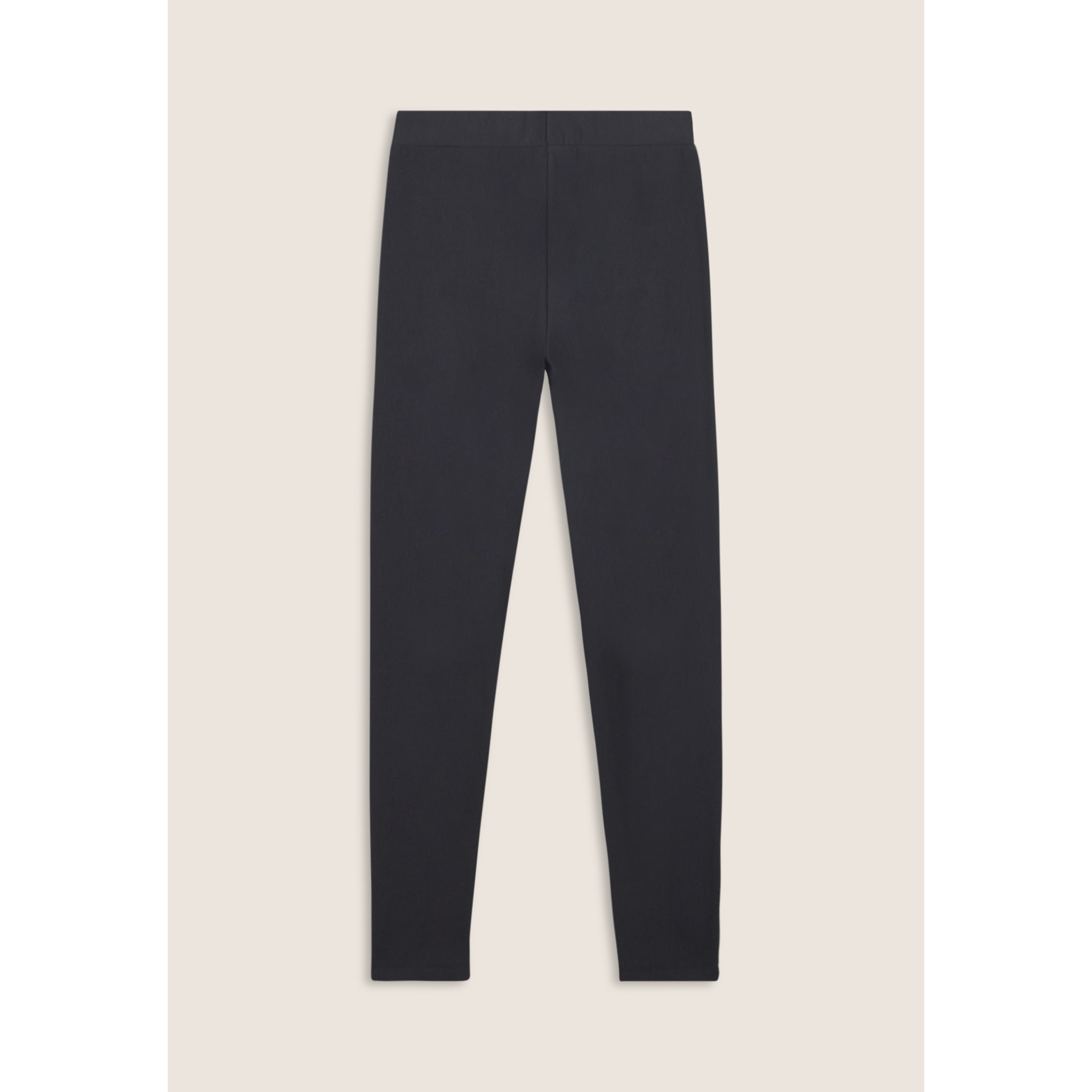 Leggings donna in felpa garzata elasticizzata