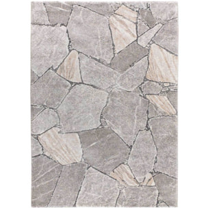 KIVET Alfombra shaggy moderna en gris, varias medidas disponibles