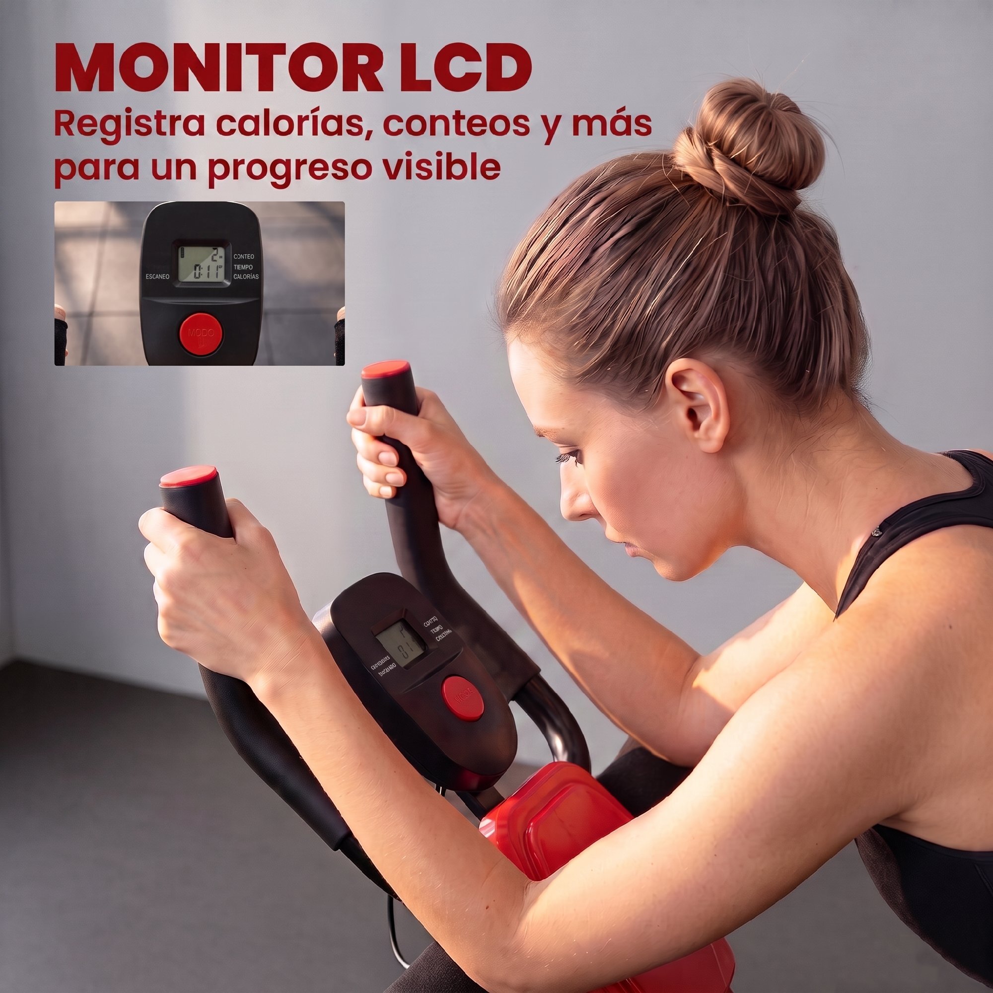 SPORTNOW Máquina Abdominales Plegable con Monitor LCD, Entrenador de Abdominales para Casa, Aparato de Entrenamiento Muscular Multifuncional, Carga 120 kg, para Entrenamiento de Cuerpo Completo
