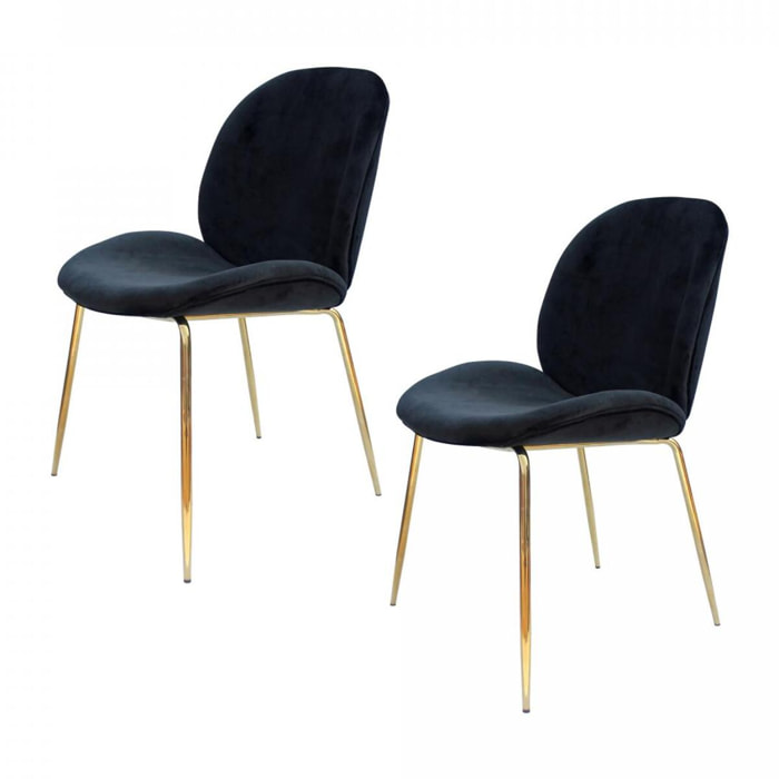 Chaise semi artisanal LOT DE 2 SISI