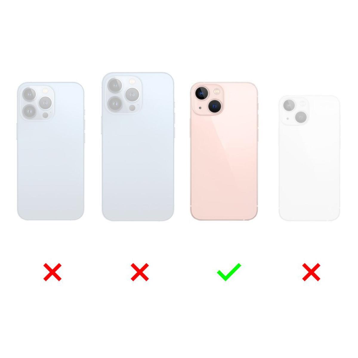 Coque souple silicone transparente Compatible avec les téléphones de la marque Apple iPhone 13