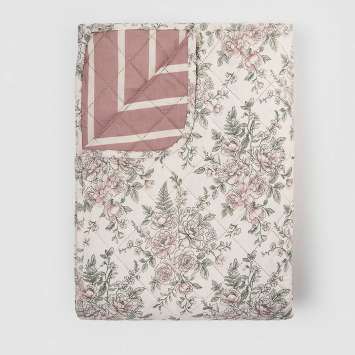 Bouti toile rosa claro