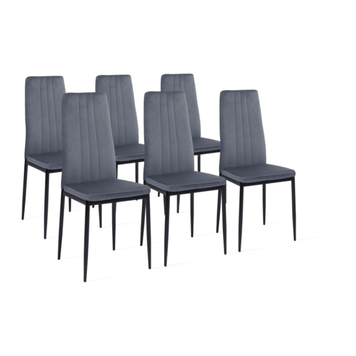 Chaises Jade - Gris Clair