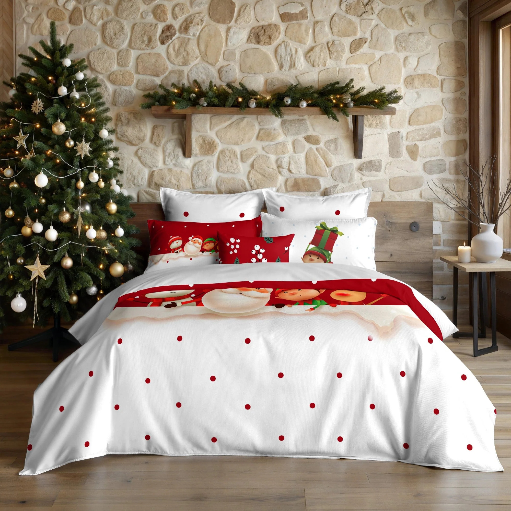 Housse de couette avec clics 100% coton Laponia 54