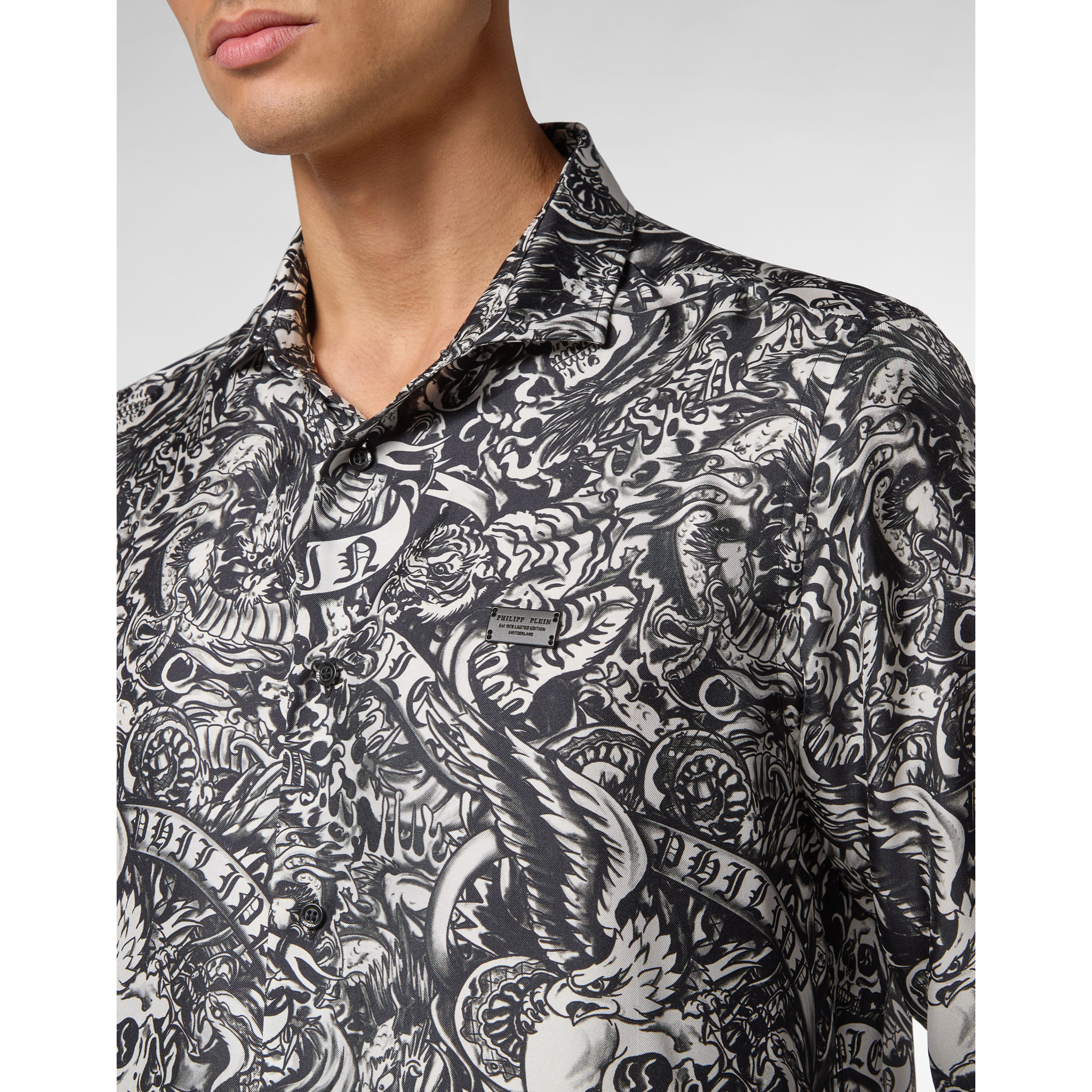 PHILIPP PLEIN Shirt Slim Fit TATTOO
