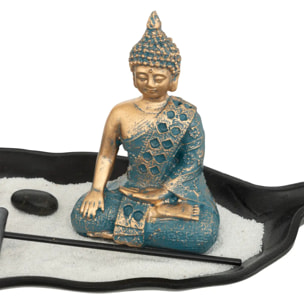 Jardin zen Shamy l.36cm bois et résine