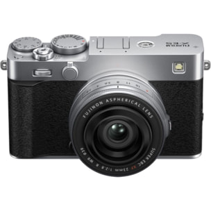 Appareil photo Hybride FUJIFILM X-E5 Silver + XF23mm