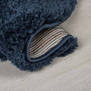 Tapis rond SHAGGY Bleu