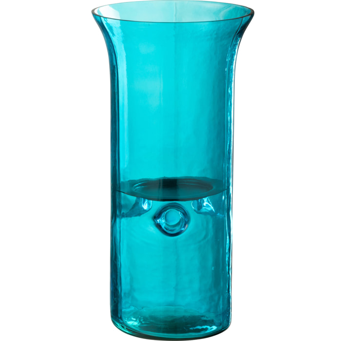 J-Line photophore Tarifa Smal - verre - azur - medium