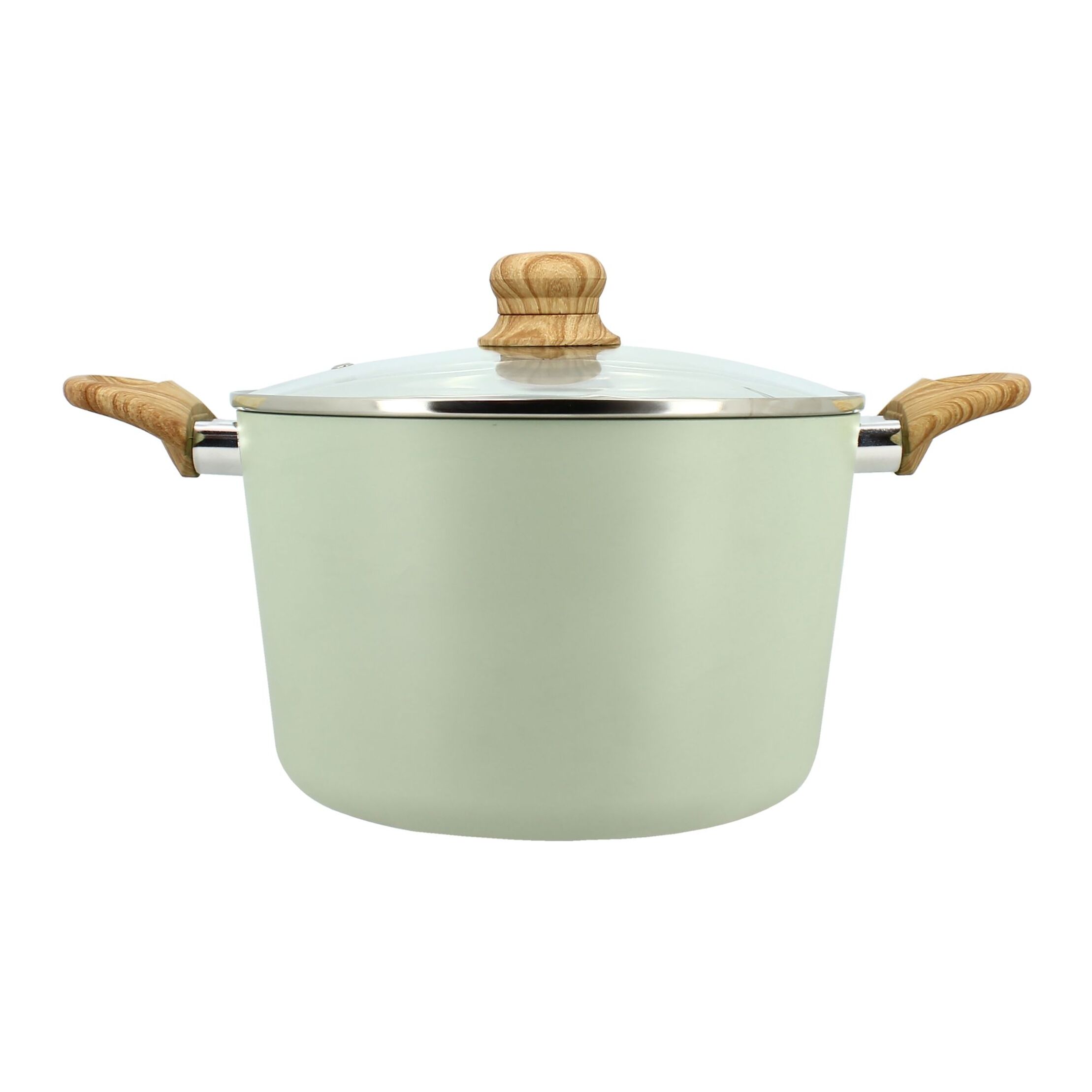 Faitout 24cm avec revêtement céramique céladon - tous feux COLORAMA