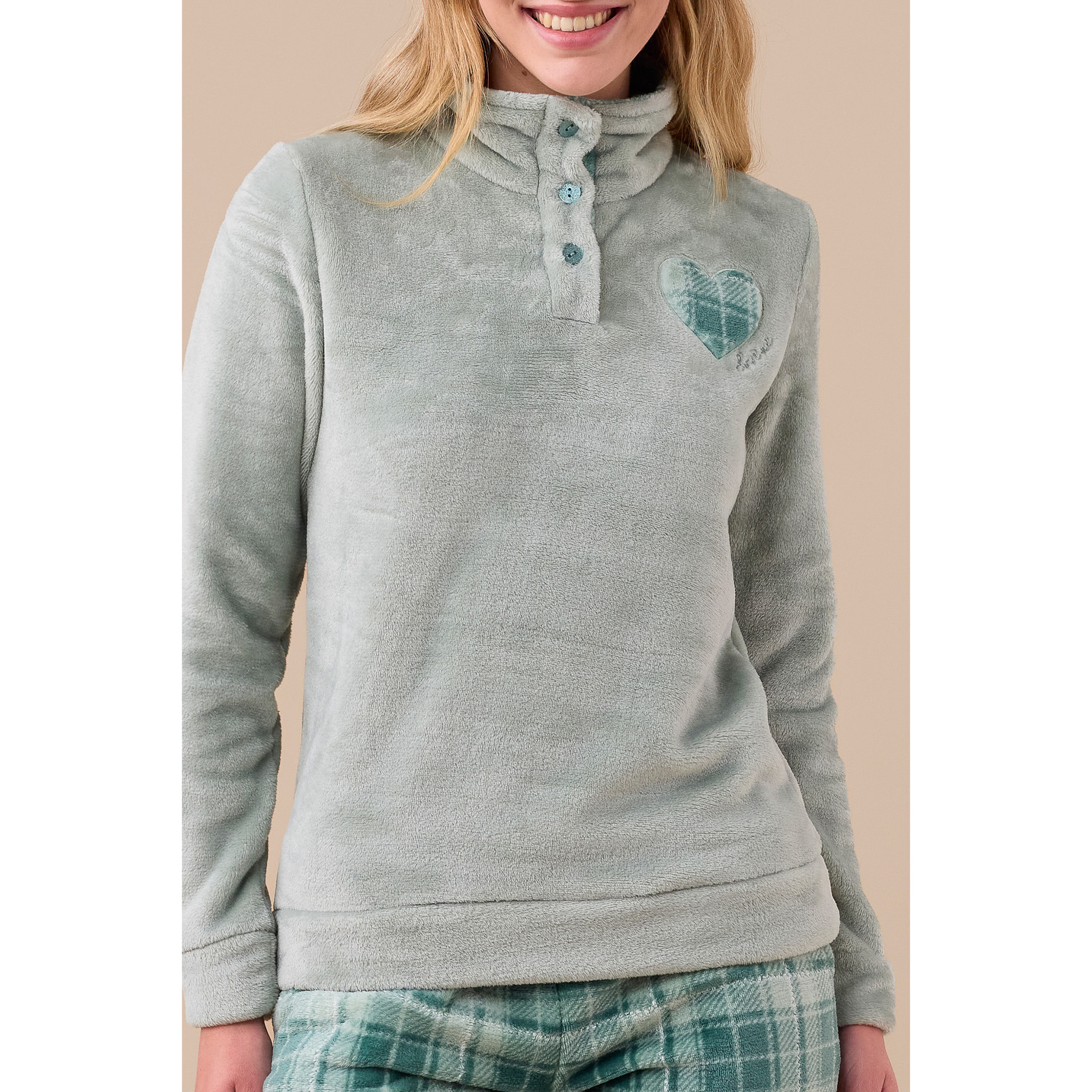 Pigiama donna coral articolo cuore. Noidinotte