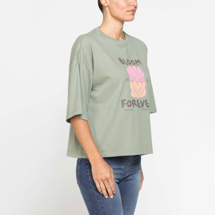 T-SHIRT OVERSIZE CON STAMPA