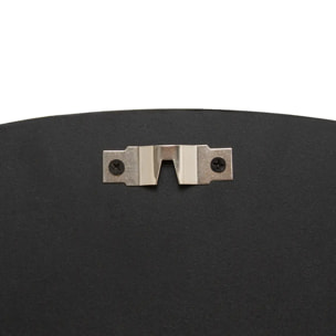 Miroir Nyer rond 60x60cm noir