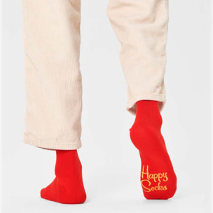 Calcetines solid logo rib crew