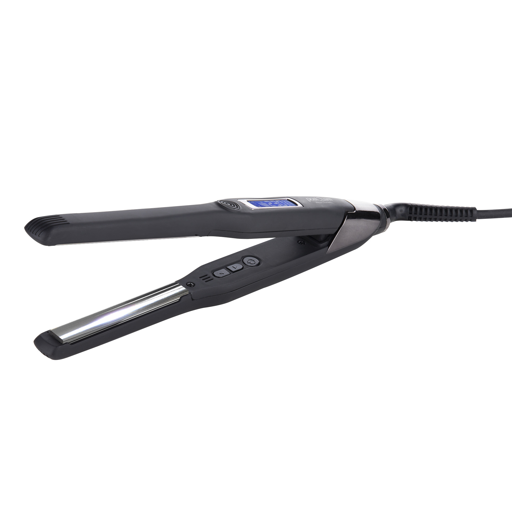 Fer à lisser sublime platinum volume flat - noir + coloris argenté - 48w