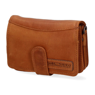 Borsa a tracolla  da uomo In Vera pelle Made in Italy 20x11x10 cm