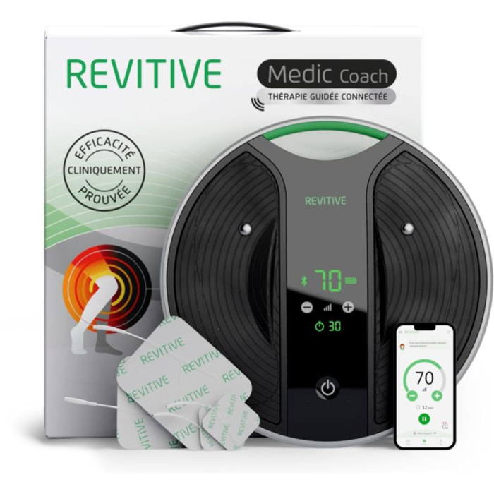 Stimulateur circulatoire REVITIVE Medic coach connecte