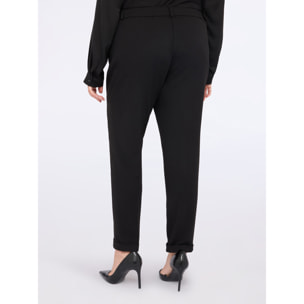 Fiorella Rubino - Pantaloni New York in tessuto stretch - Nero