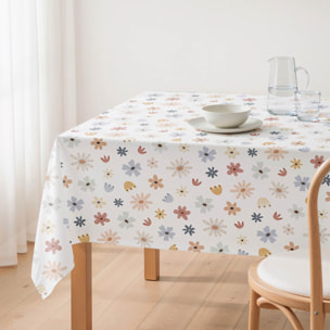 Nappe anti-taches FLORETTE MULTICOLORE - enduite