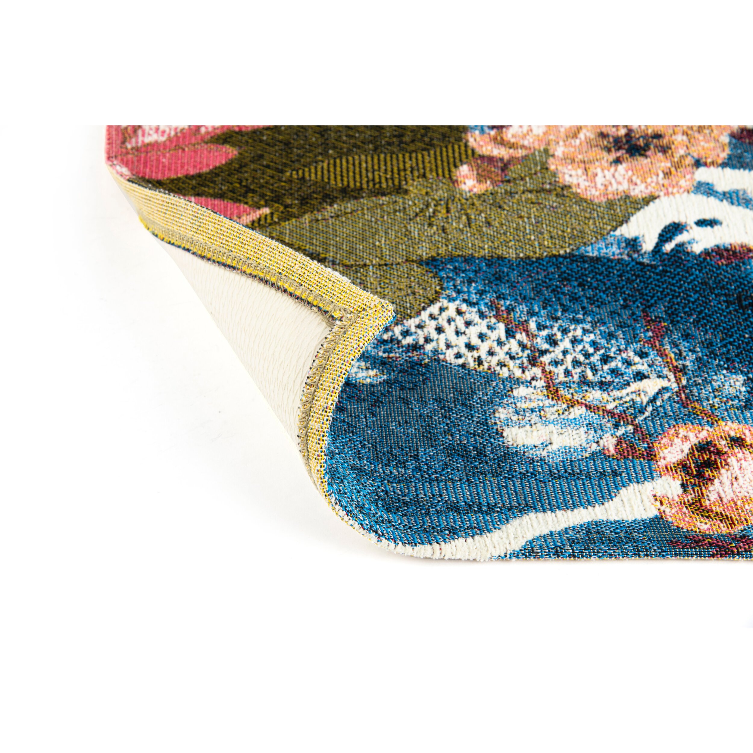 Tappeto Excelsa Fuji in poliestere e cotone 55x180x0,7 cm multicolore