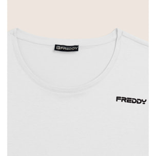 T-shirt Manica Corta Cropped con piccolo Logo FREDDY