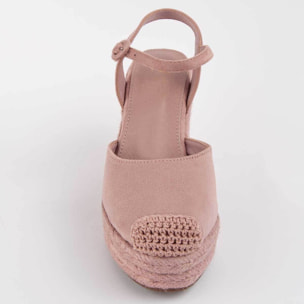 Alpargata De Cuña - Rosa - Altura: 10 Cm