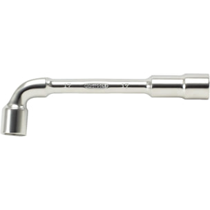Clé à pipe débouchée chrome mat 6x6 pans - 23 mm - KS TOOLS - 517.0423